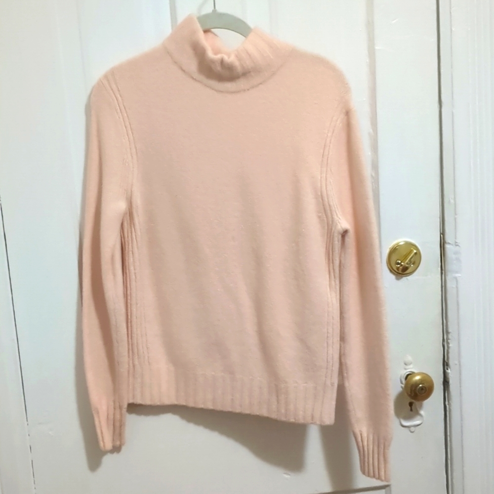 Light Pink/Peach Turtleneck Sweater from Urban Outfitters, Size Small